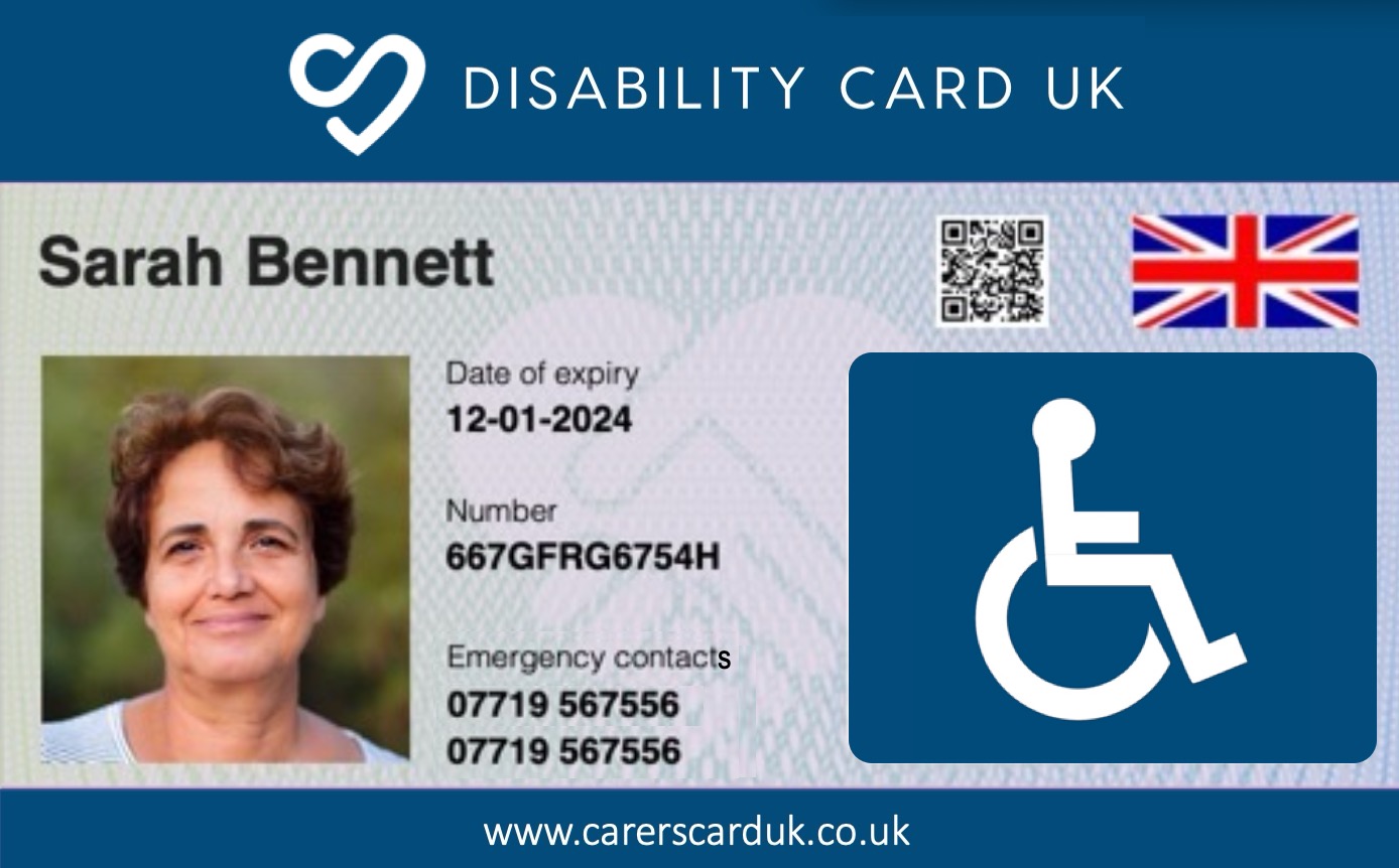Disability Card UK digital ID card