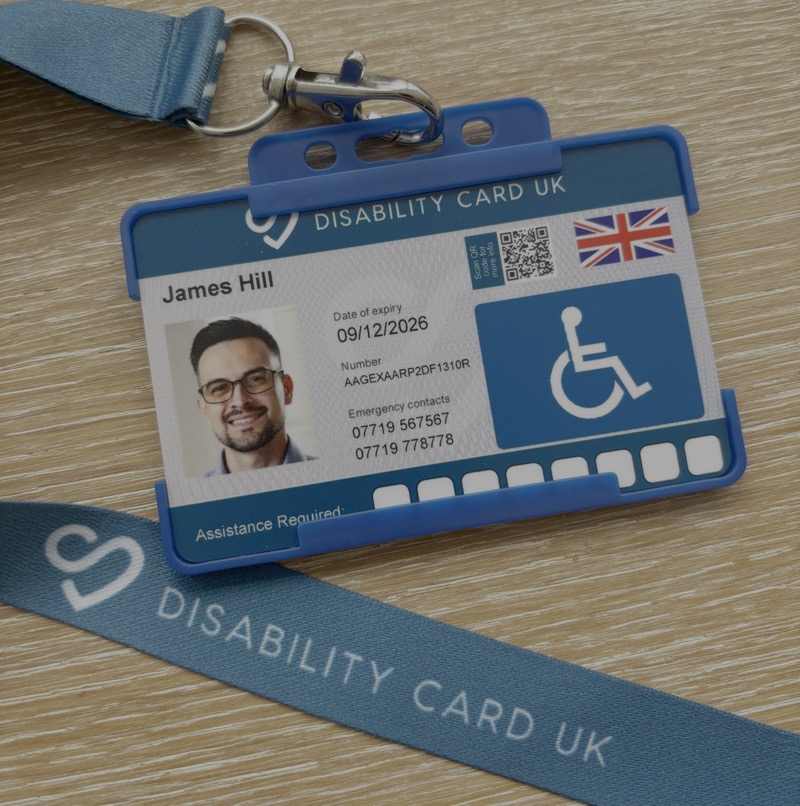 Disability Card UK official ID card for the disabled image